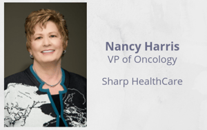 association of cancer executives webinar Nancy Harris sharp healthcare